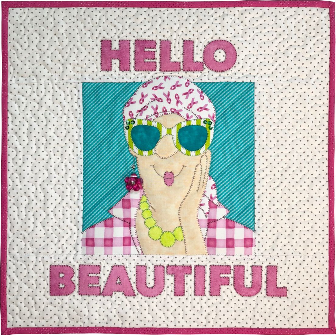 Hello Beautiful Wallhanging & Pillow Pattern