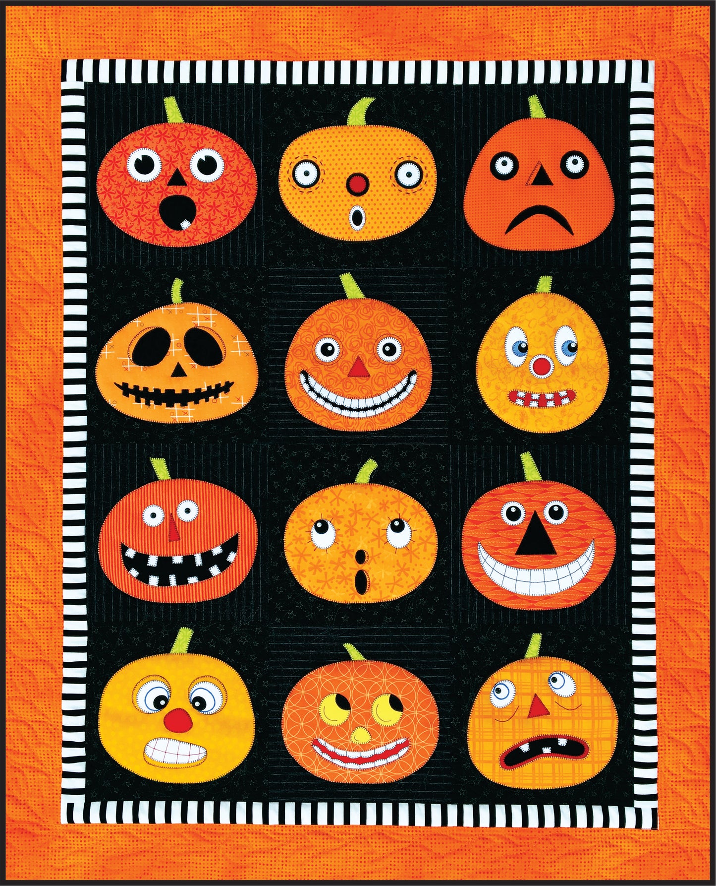 Pumpkins Wallhanging & Pillow Download Pattern