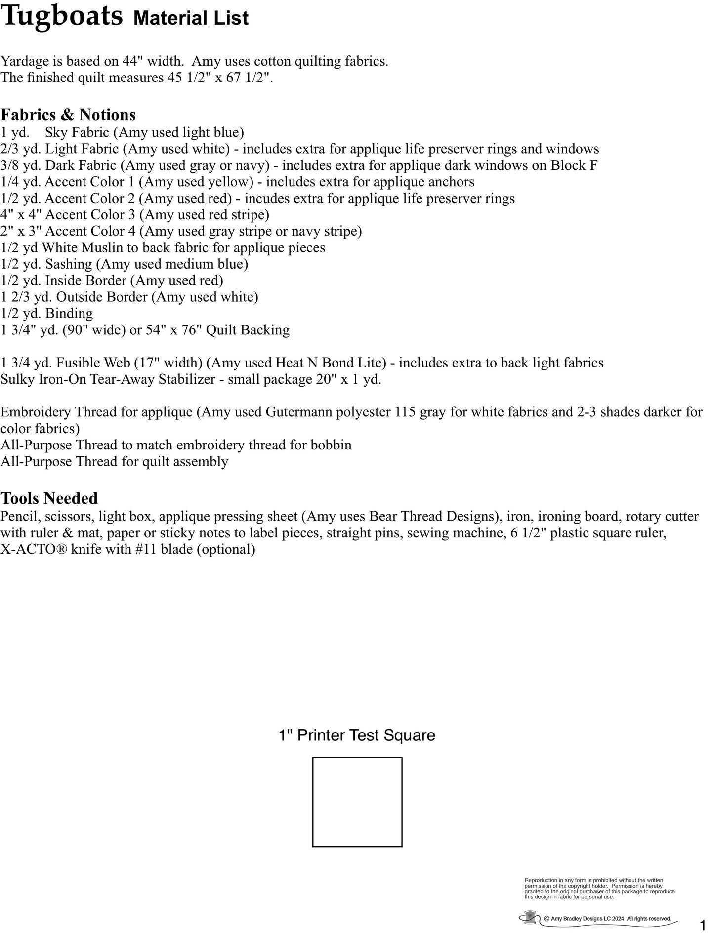 Tugboats Download Pattern