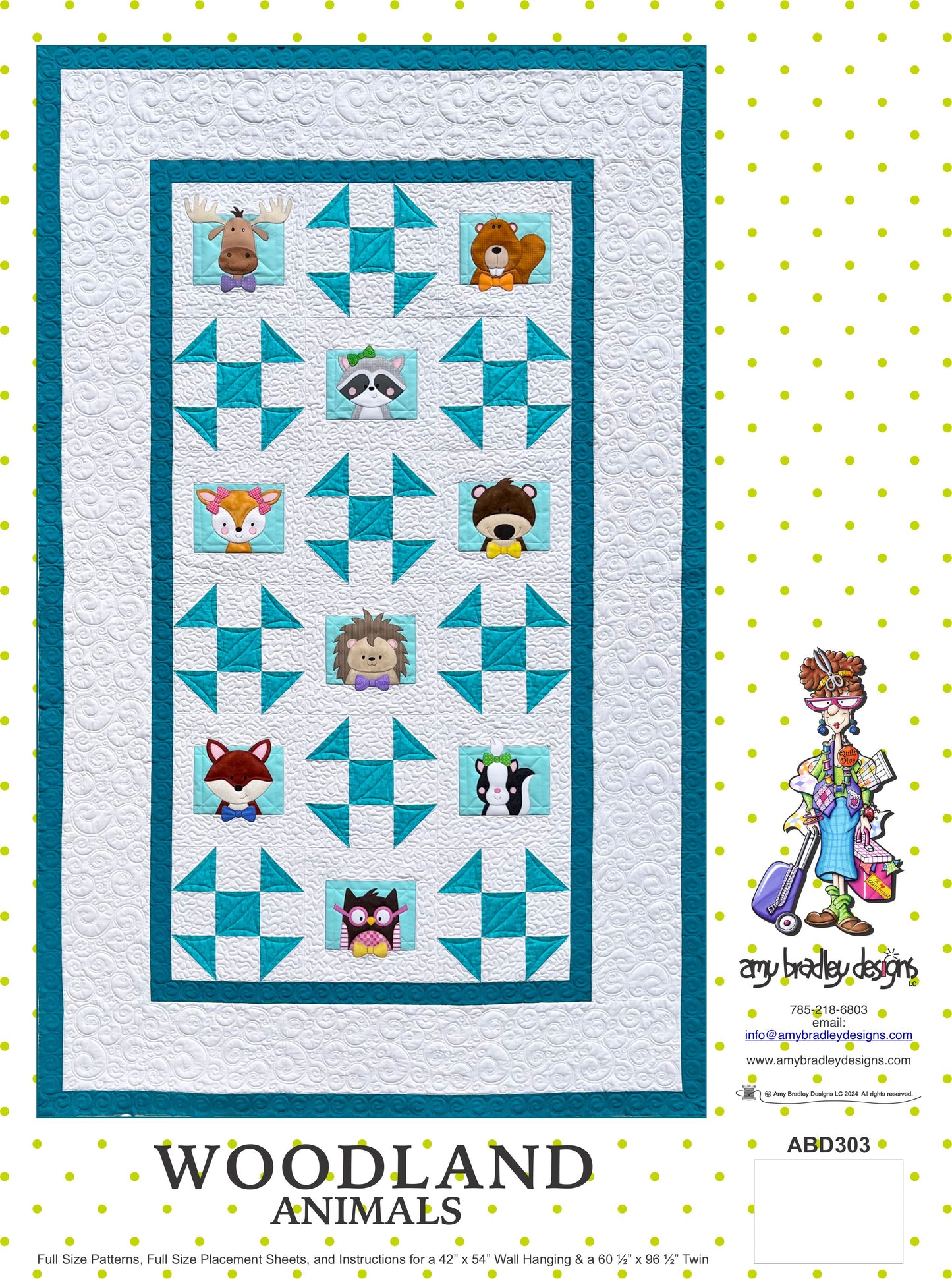 Woodland Animal Quilt Download Pattern