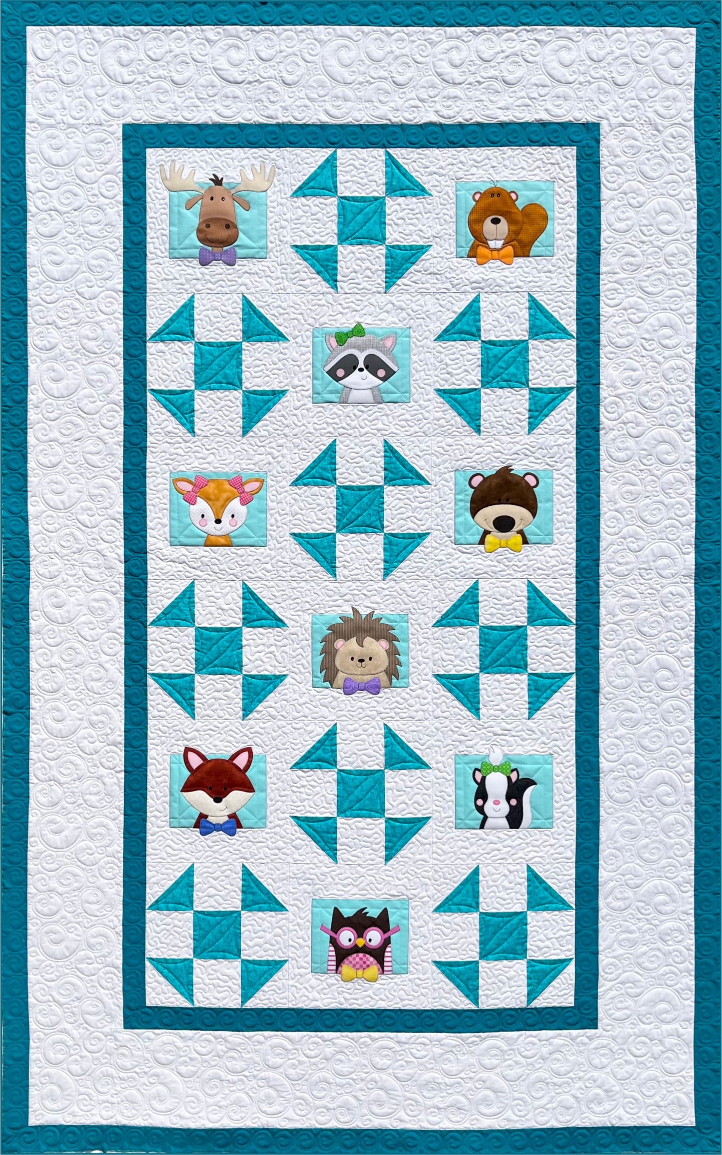 Woodland Animals Quilt Pattern