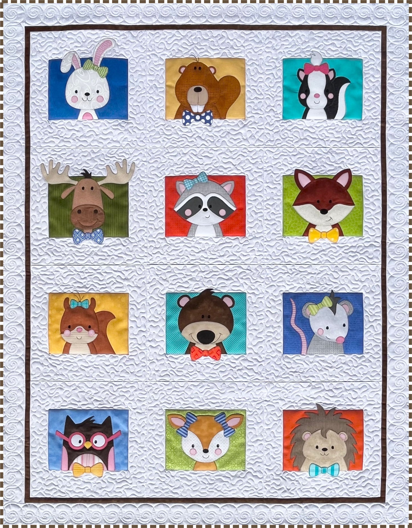 Woodland Animals Quilt Pattern