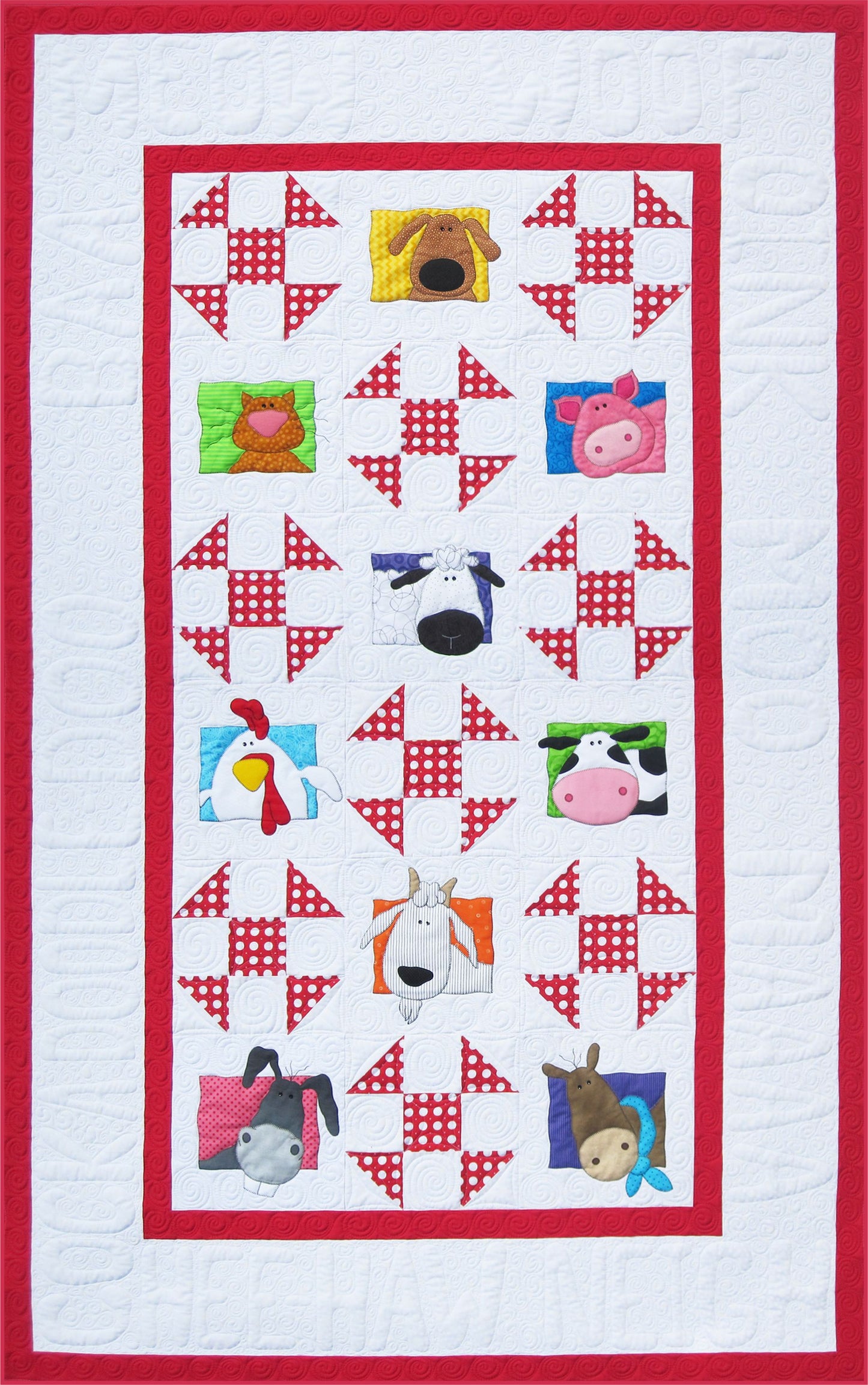 Animal Whimsy Quilt Download Pattern