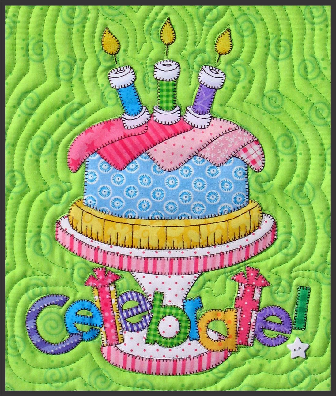 Birthday Mini Wallhanging Download Pattern