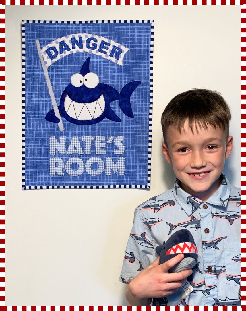 Shark Mini Quilt Download Pattern