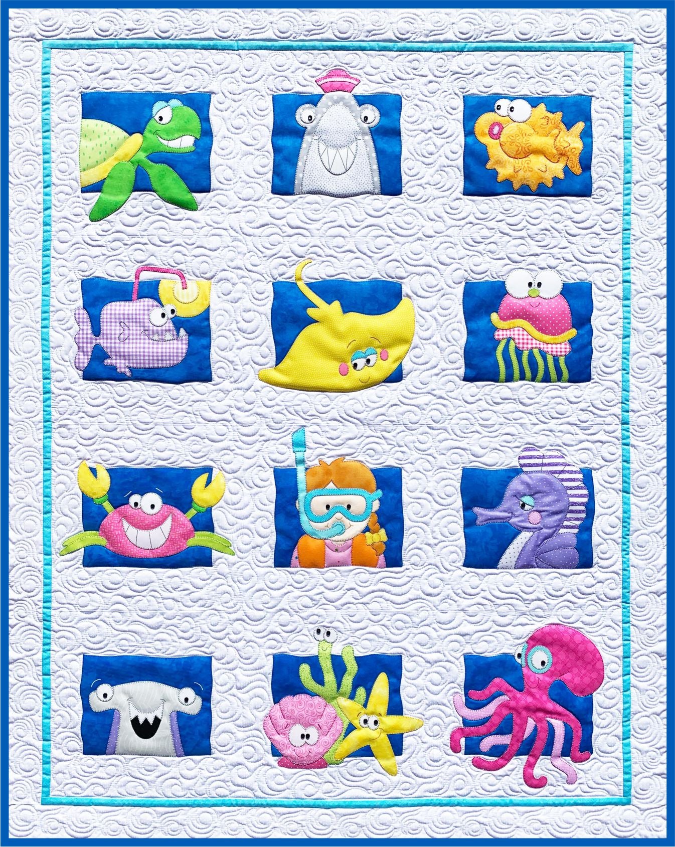 Ocean Quilt Pattern