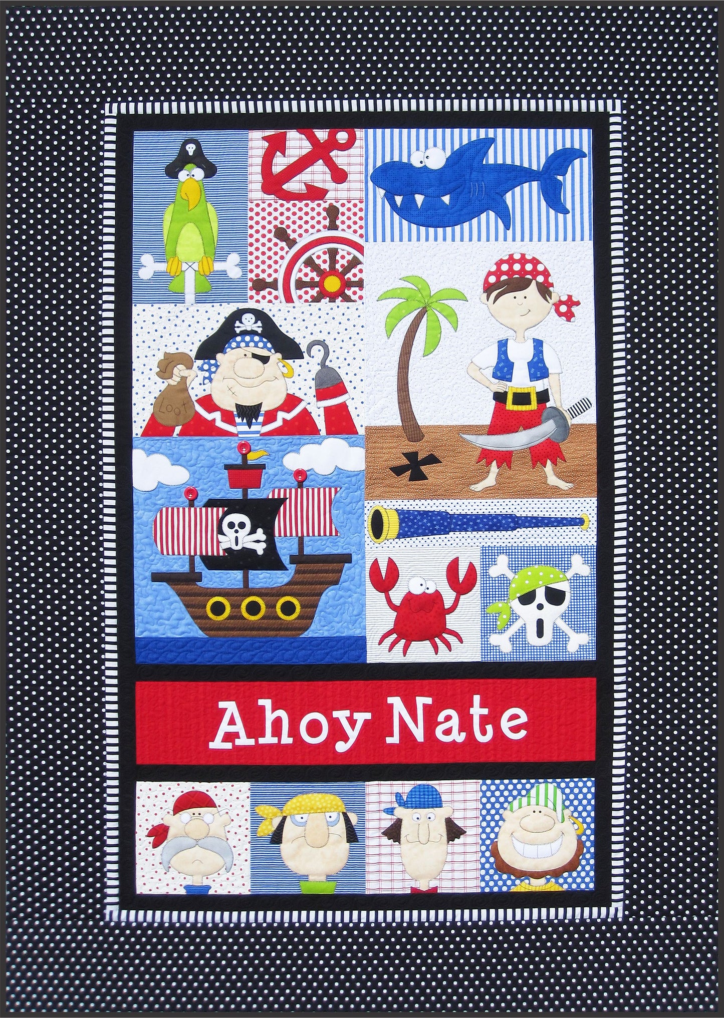 Pirates Quilt Download Pattern