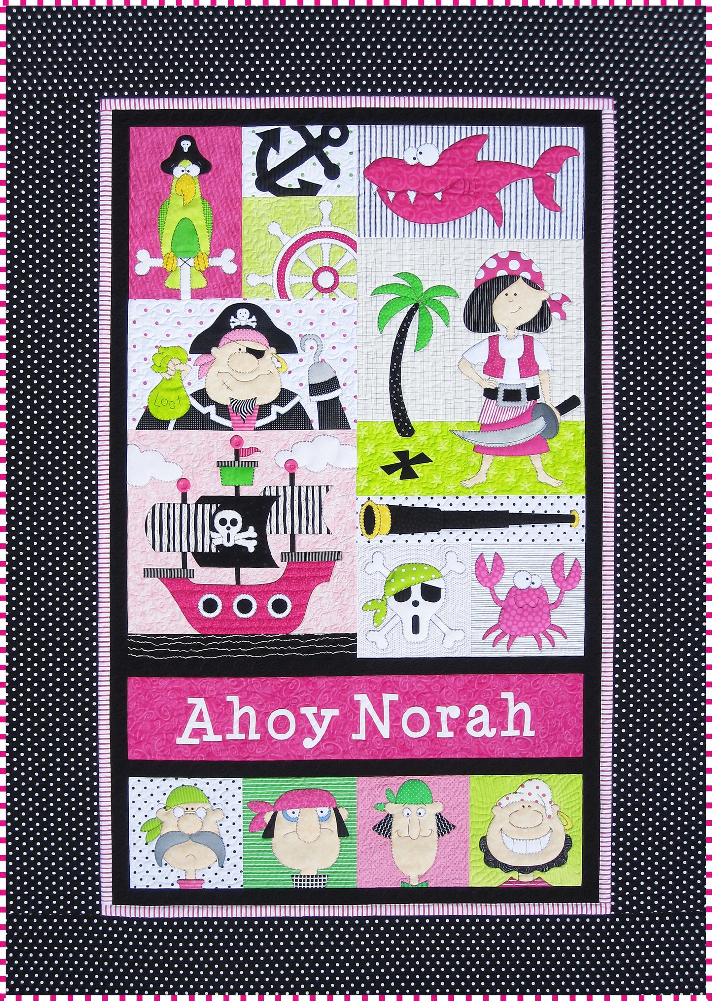 Pirates Quilt Download Pattern