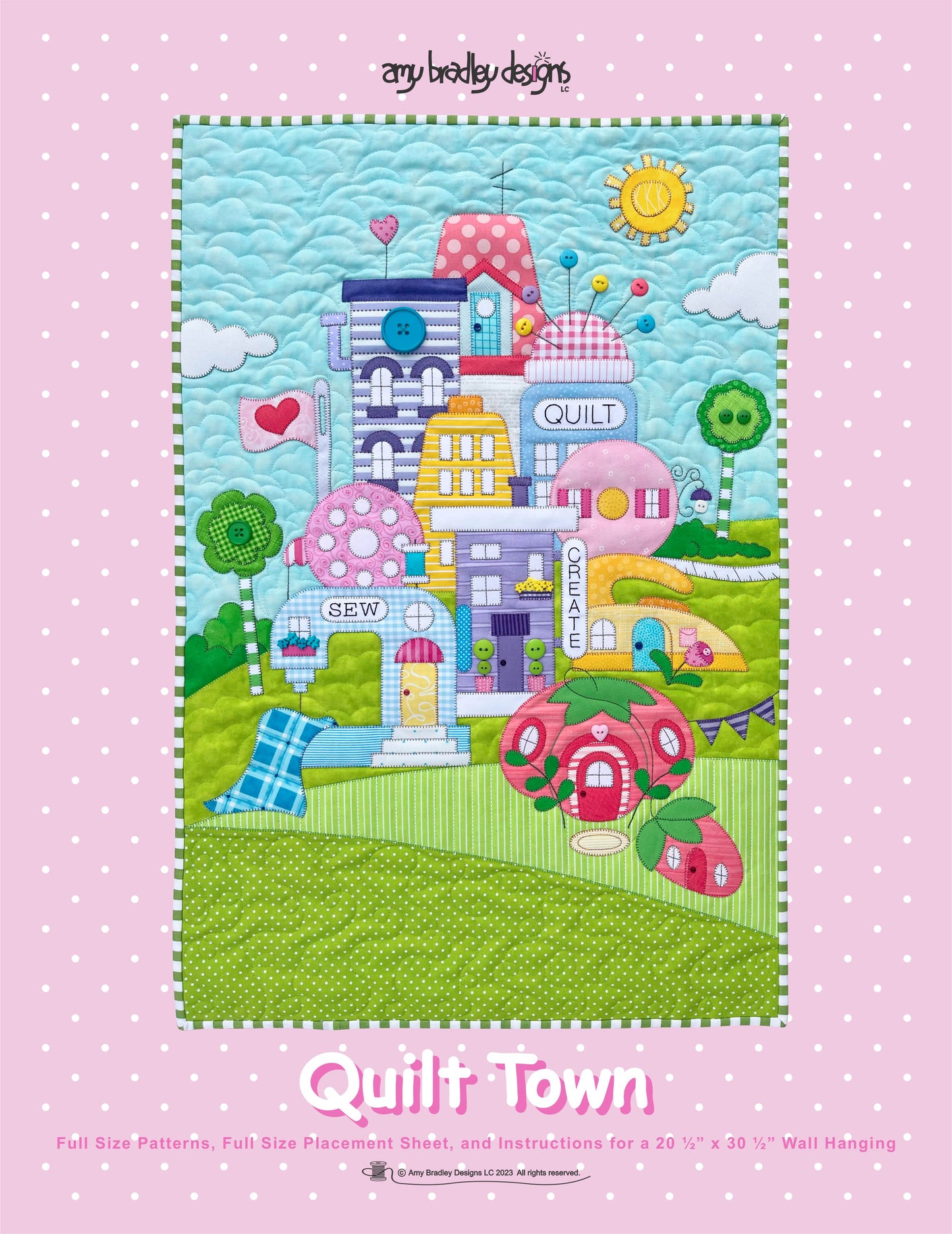 Quilt Town Wallhanging Pattern