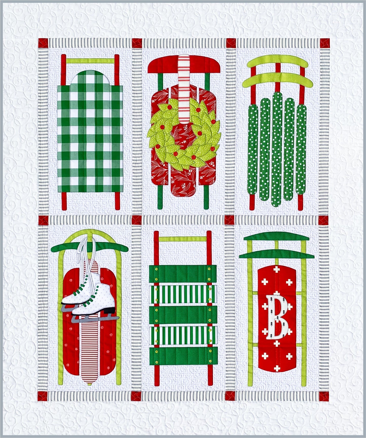 Sleds Quilt Pattern