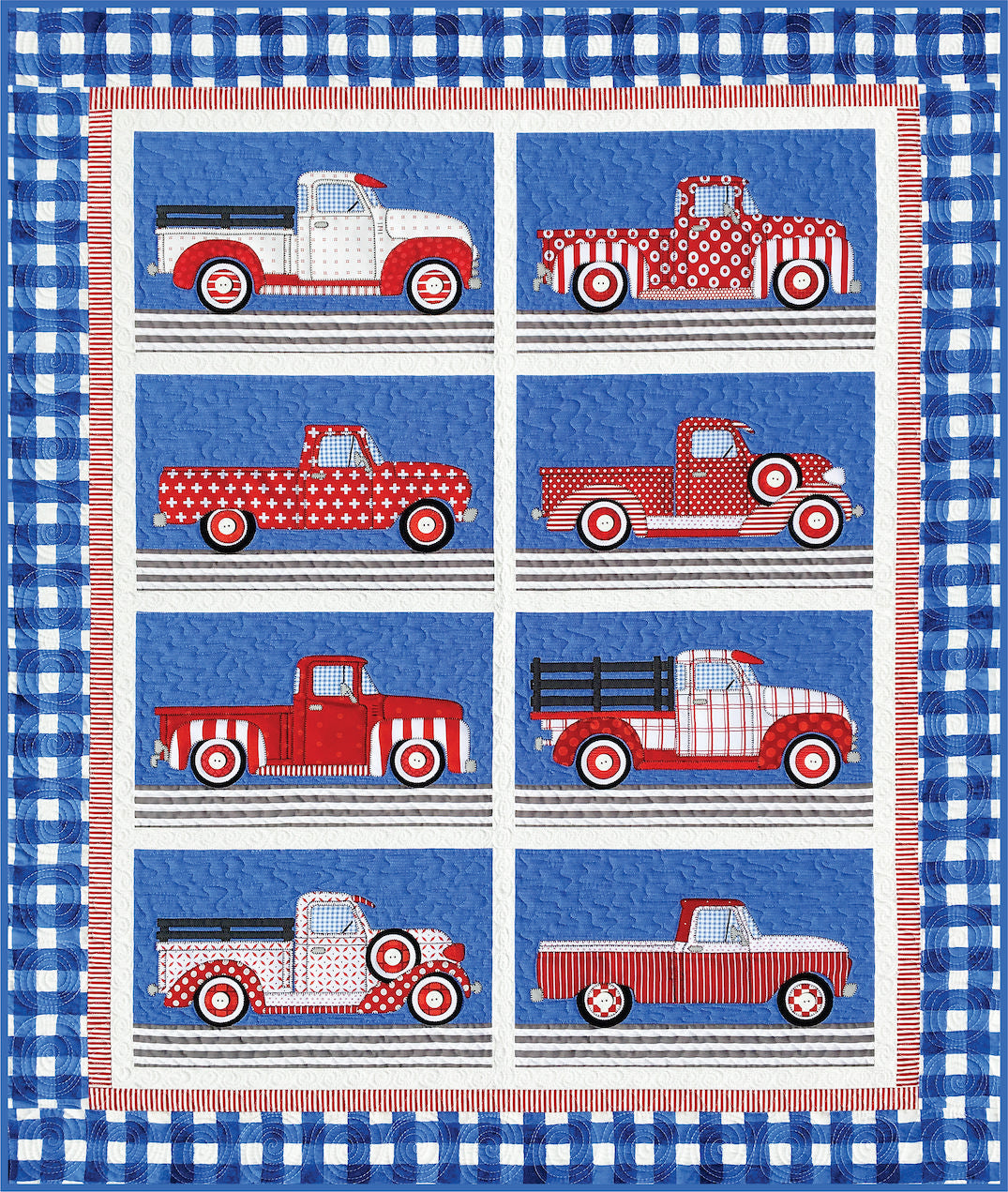 Trucks Quilt Download Pattern