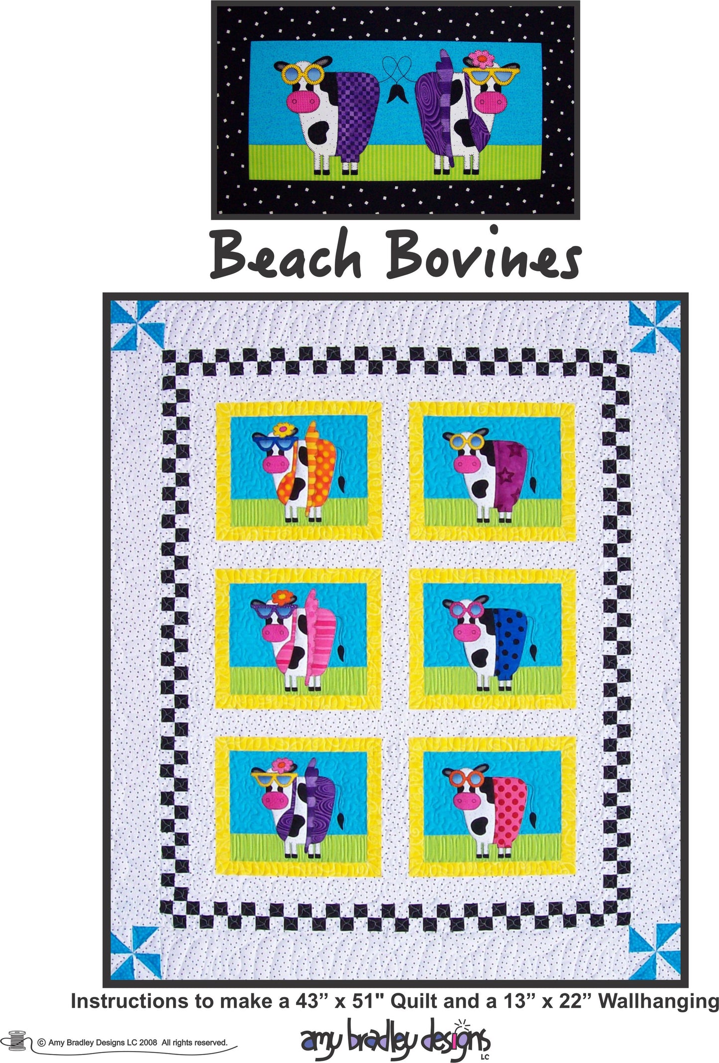 Beach Bovines Download Pattern