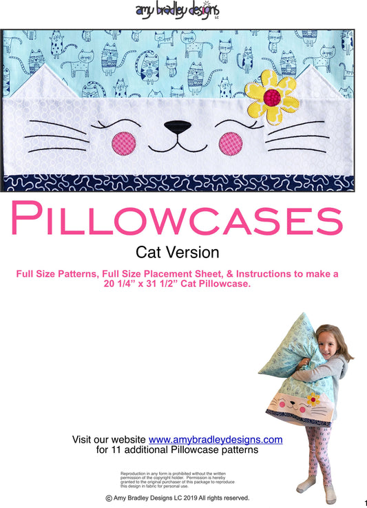 Cat Pillowcase Download Pattern