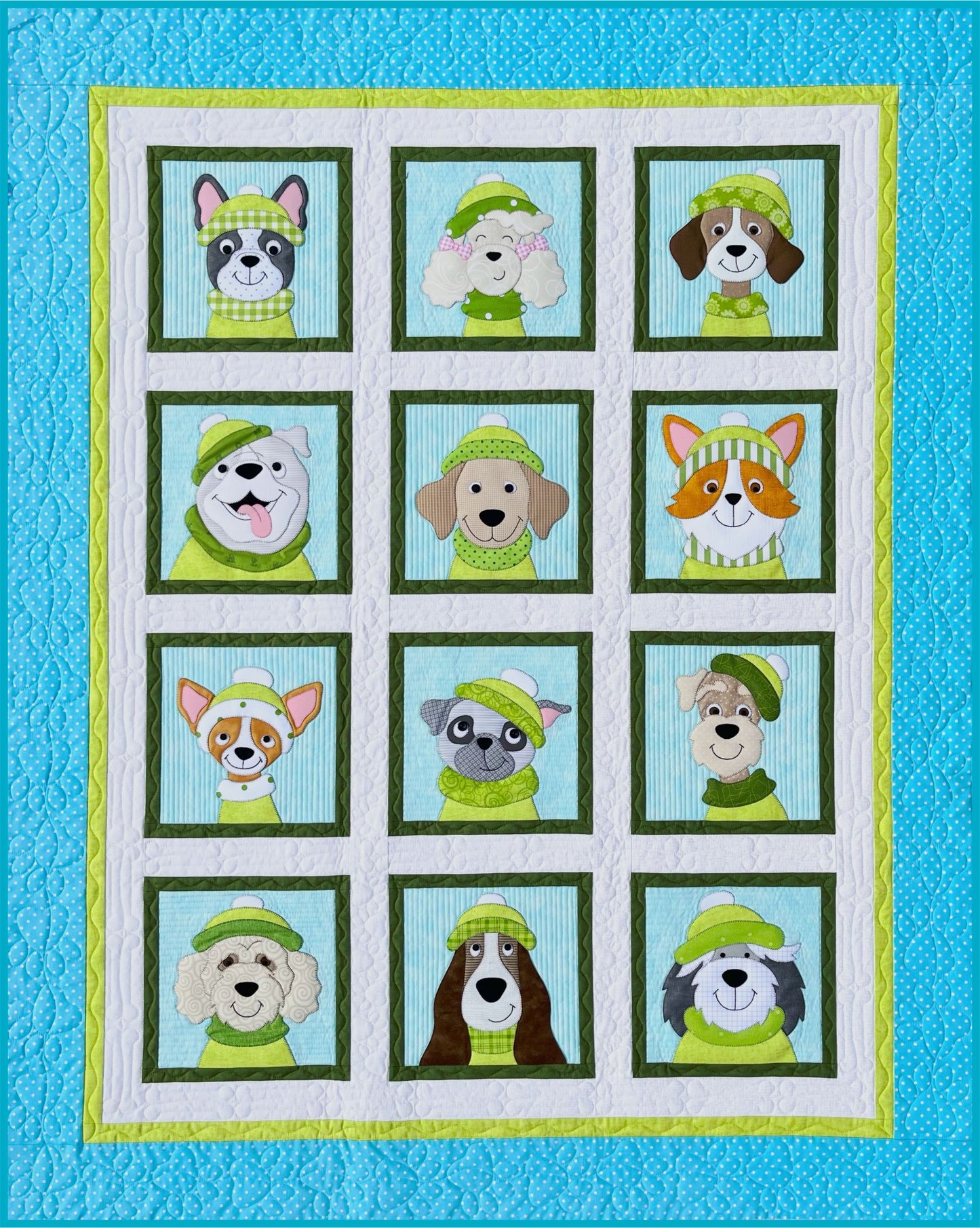 Dogs Quilt Pattern
