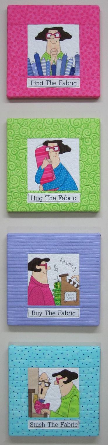 Fabric Addict Wallhanging Canvases
