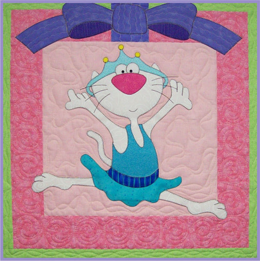 Leaping Kitty Pattern