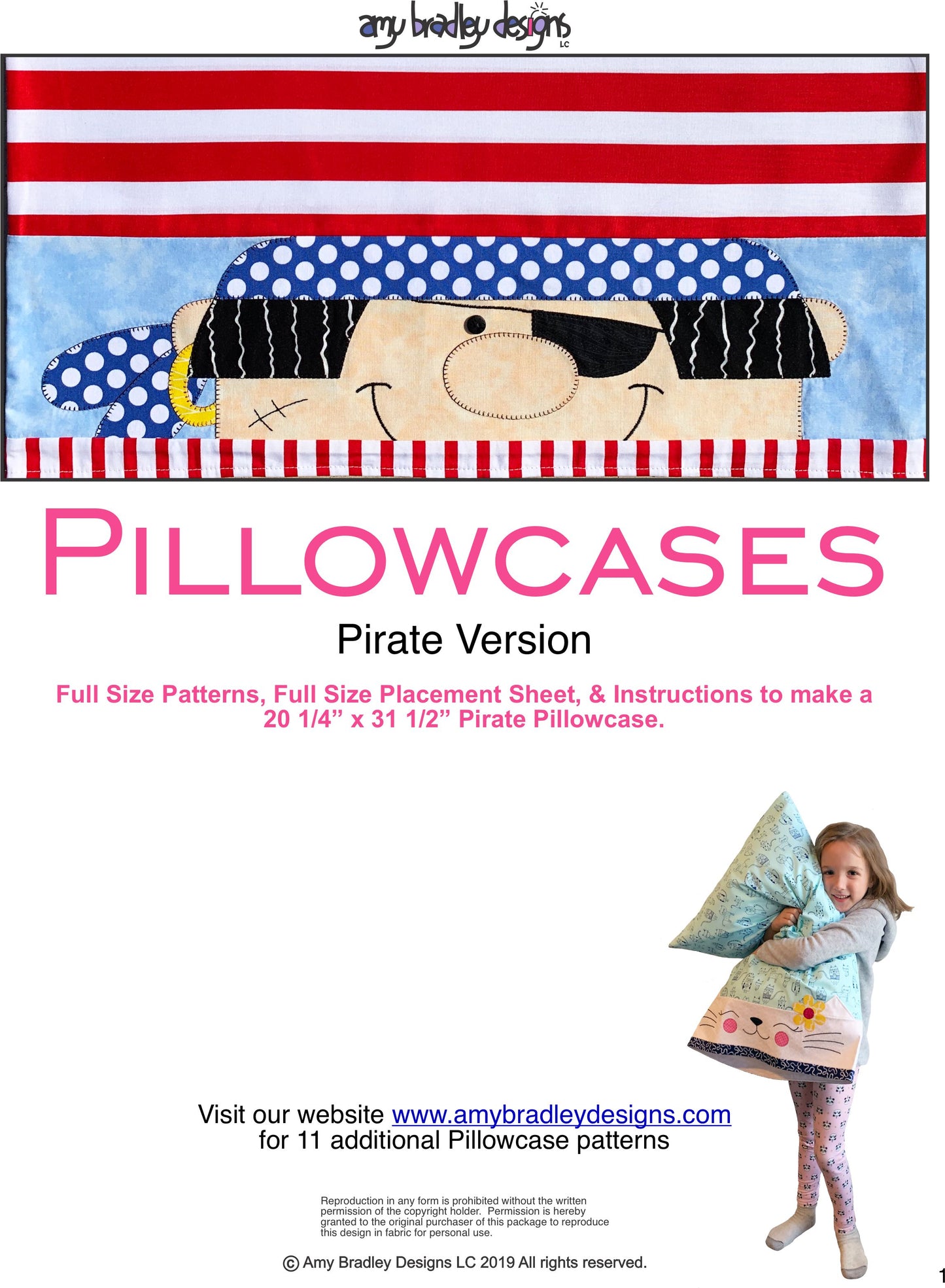 Pirate Pillowcase Download Pattern