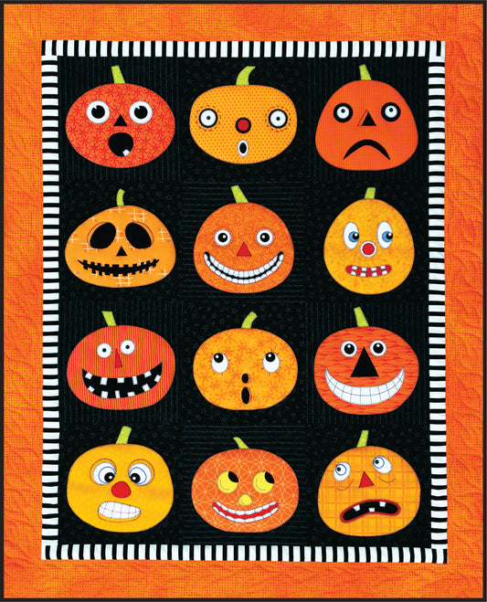 Pumpkins Wallhanging & Pillow Download Pattern