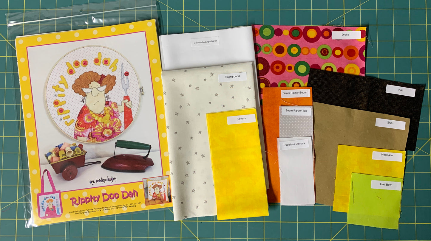 Rippity Doo Dah Fabric Kit & Pattern