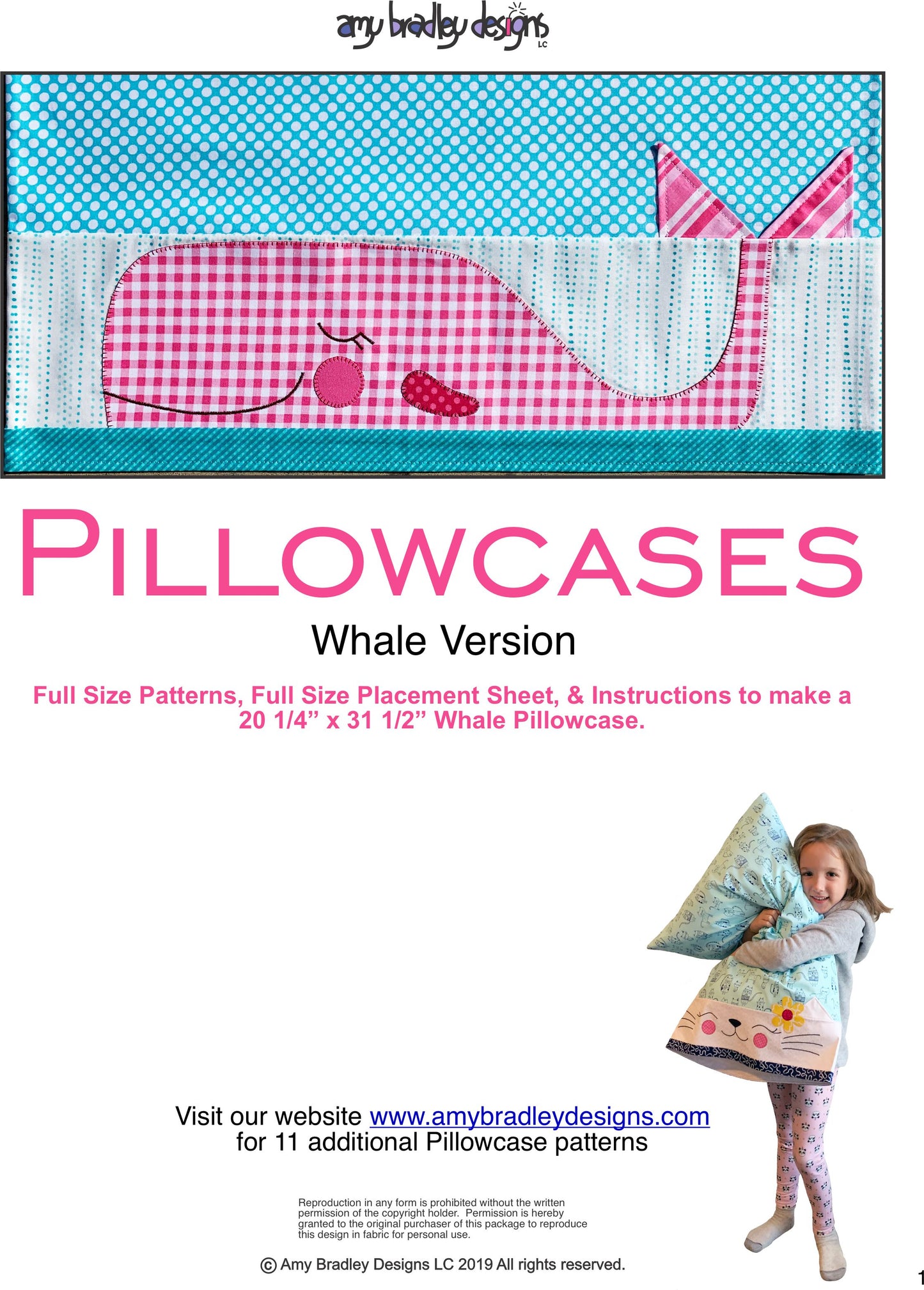 Whale Pillowcase Download Pattern