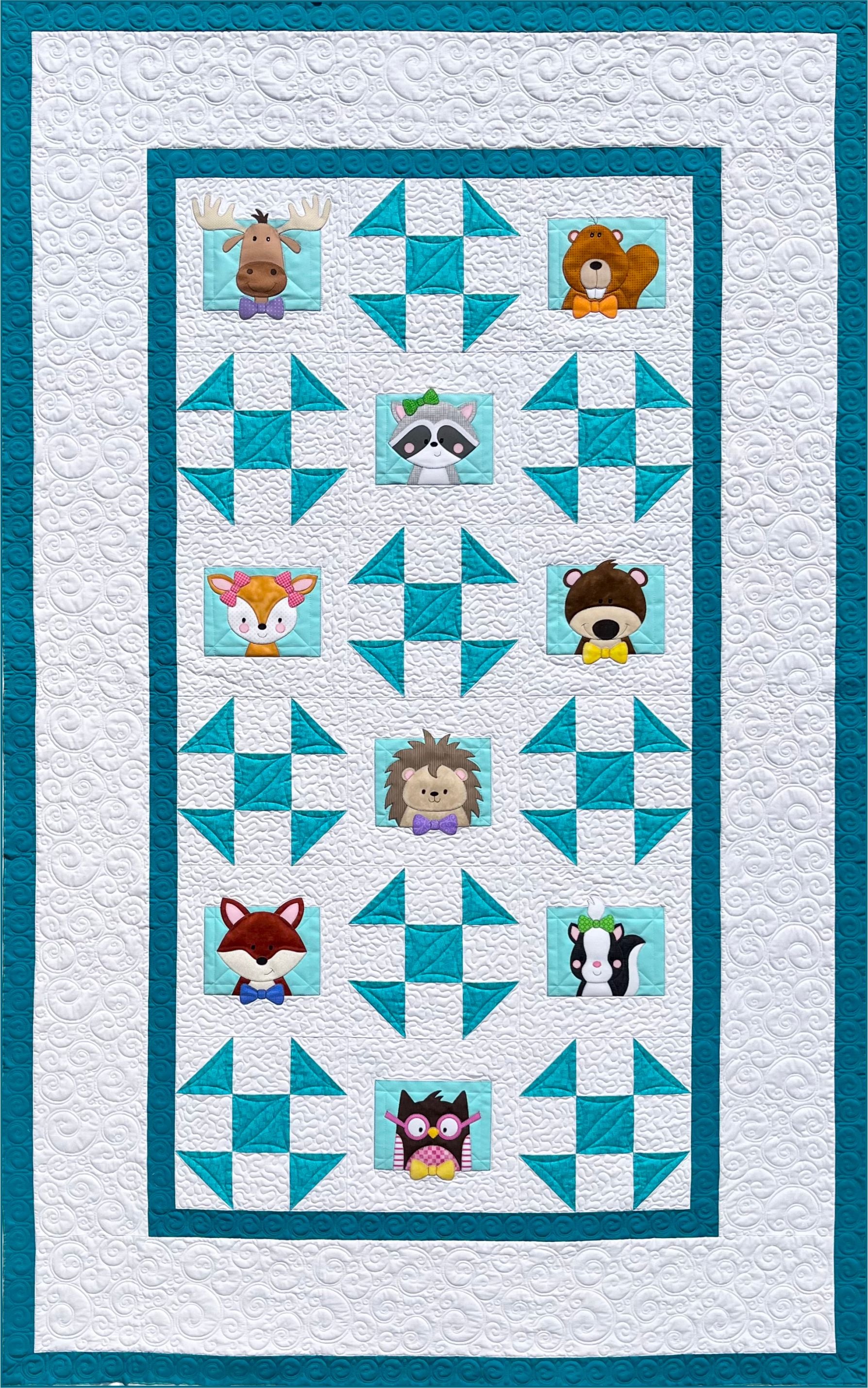 Woodland Animal Quilt Download Pattern – Amy Bradley Designs woodland-animal-quilt-download-pattern-amy-bradley-designs