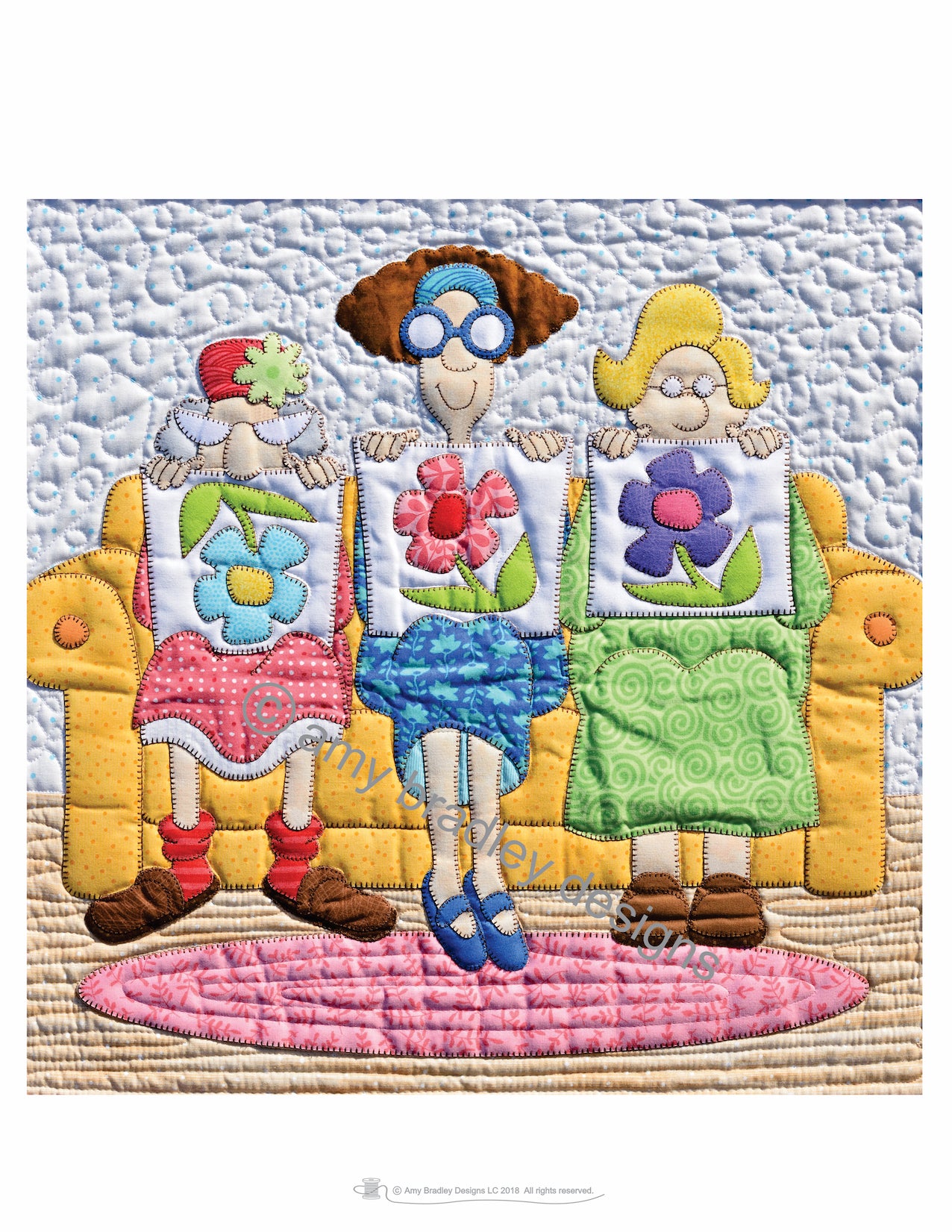1 Little 2 Little 3 Little Quilters Print