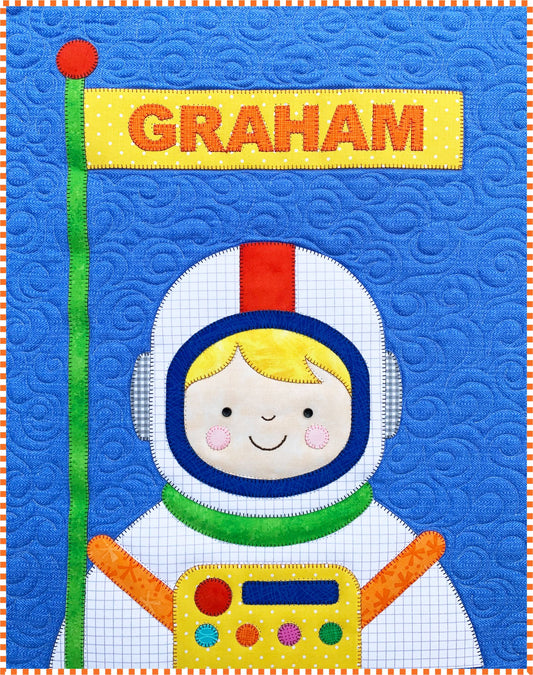 Astronaut Mini Quilt Download Pattern