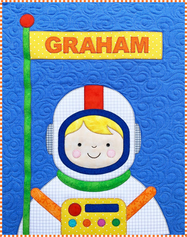 Astronaut Mini Quilt Download Pattern