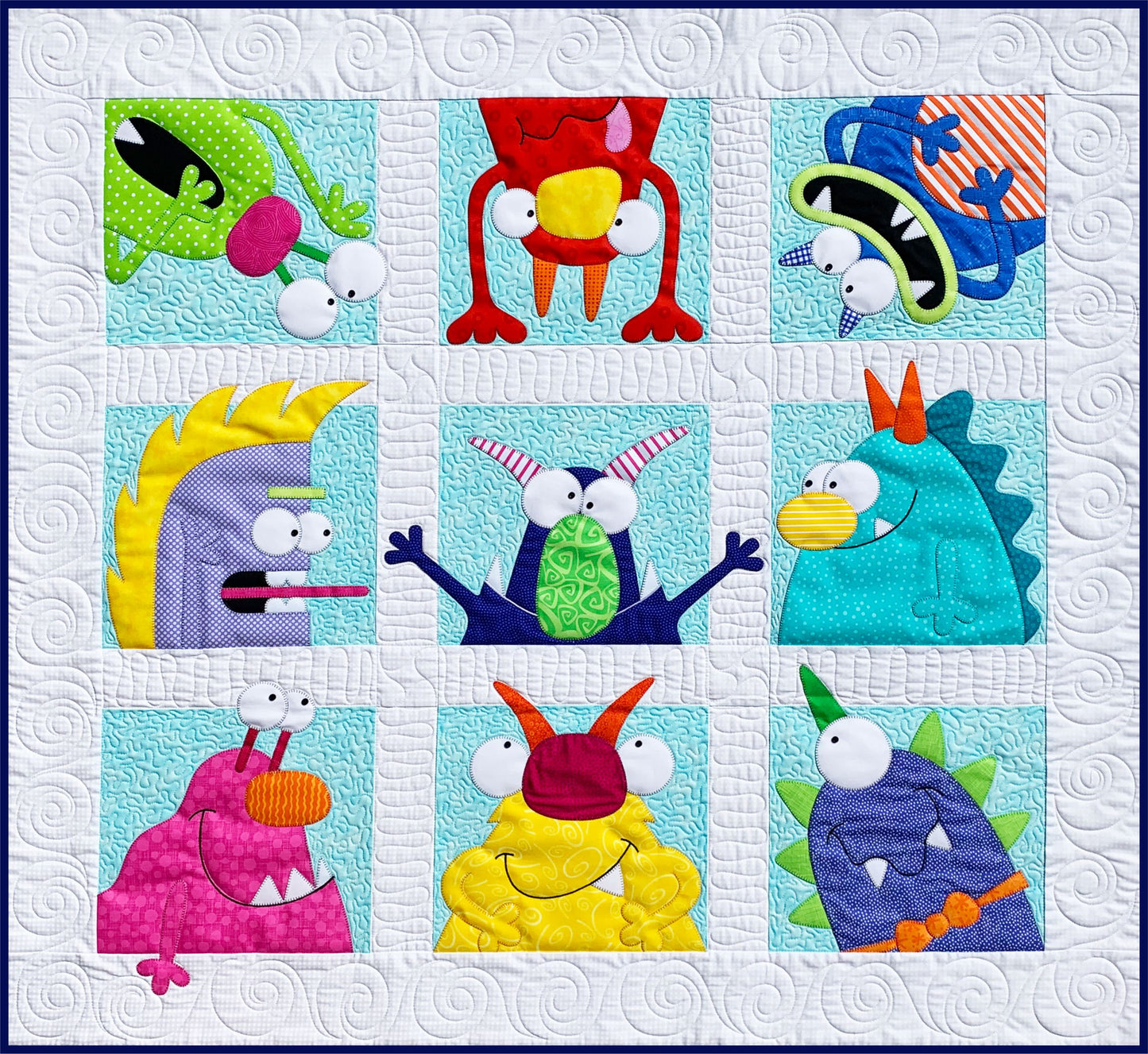 Monsters Quilt Download Pattern