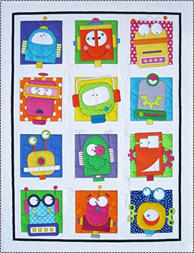 Robots Quilt & Pocket Organizer Download Patterns