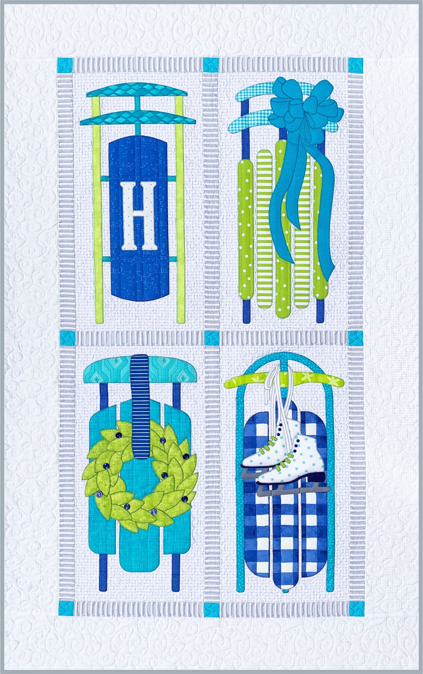 Sleds Quilt Pattern