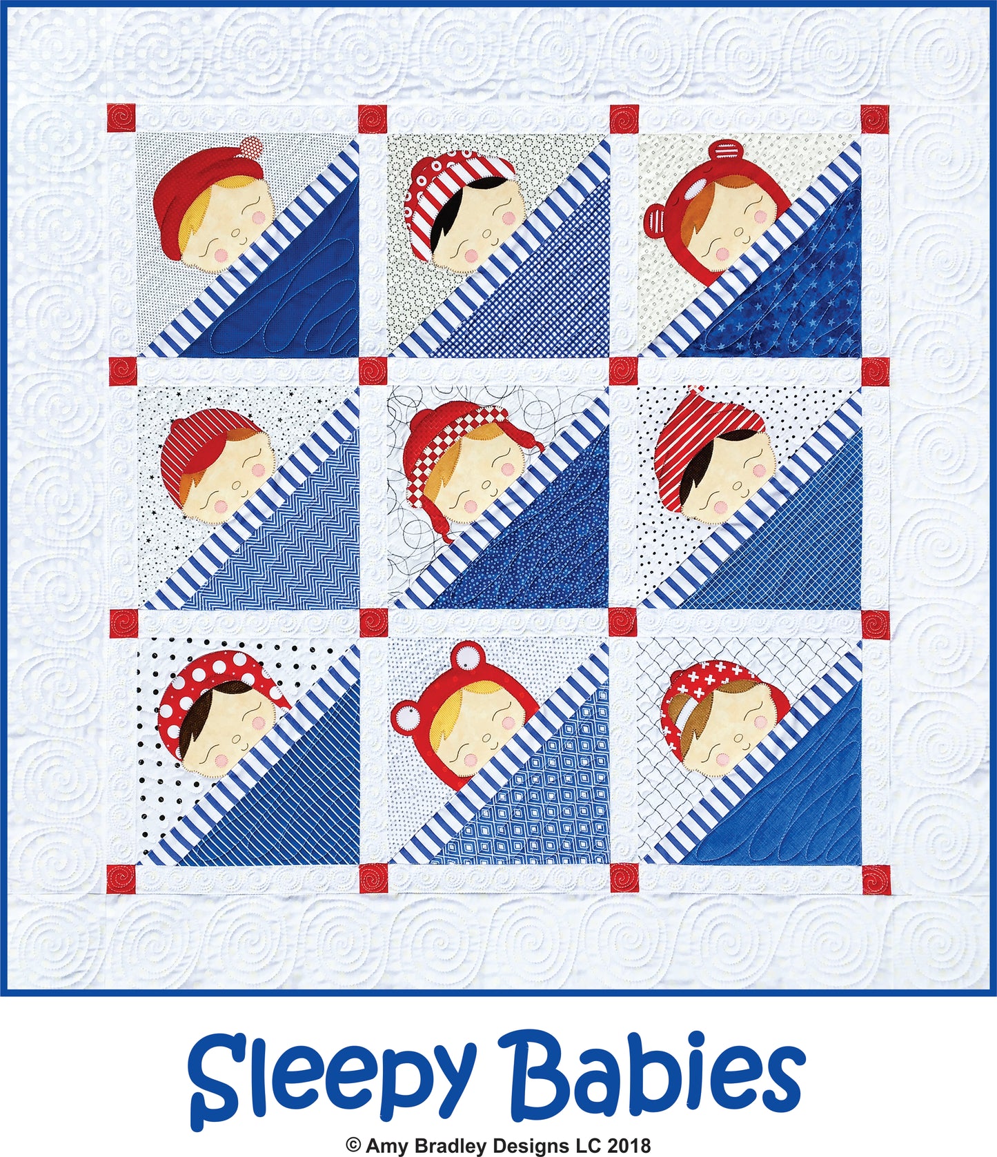 Sleepy Babies Quilt Download Pattern