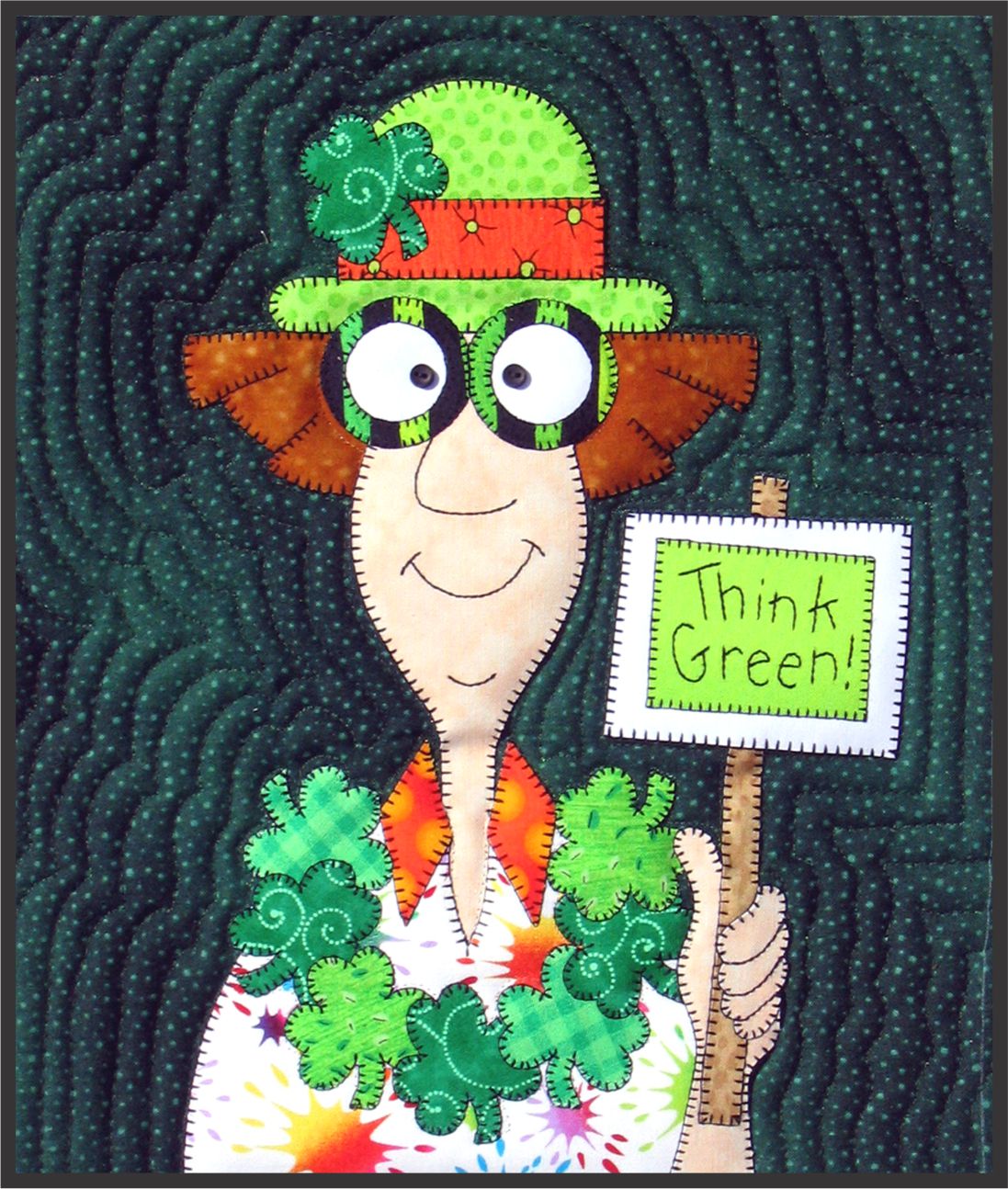 St. Patrick's Day Mini Wallhanging Download Pattern