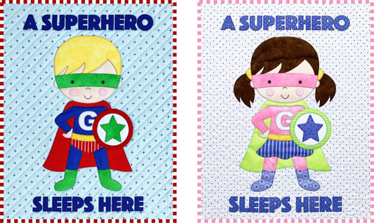 Superhero Mini Quilt Download Pattern