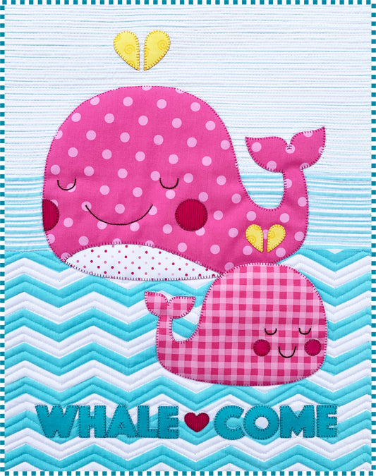 Whale Mini Quilt Download Pattern